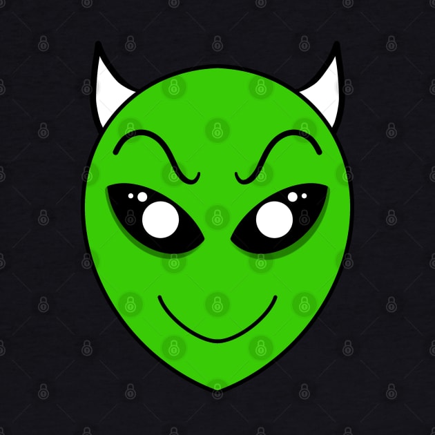 Evil Alien Emoji by Kcinnik